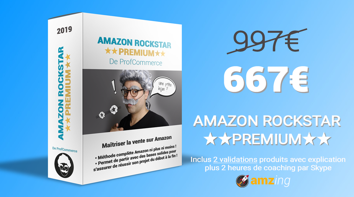 Formation Amazon Rockstar Premium du Professeur Commerce, Amazon Seller Tools